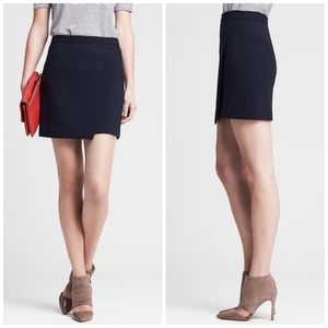 Size 2 black banana republic wrap skirt
